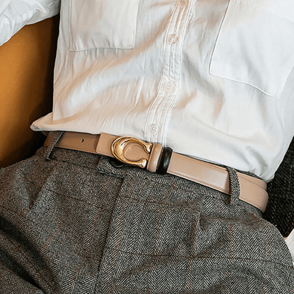 Reversible Slim C-Buckle Belt - Marjorie
