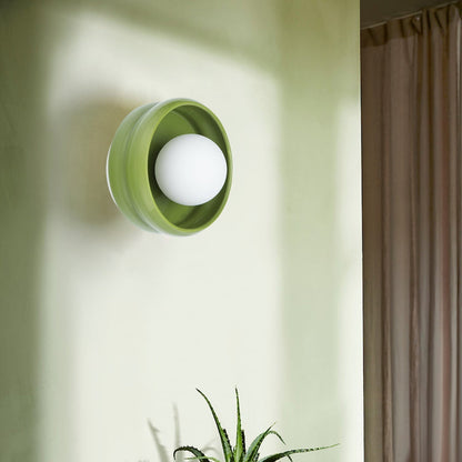 Ronde Keramische Wandlamp - Circo