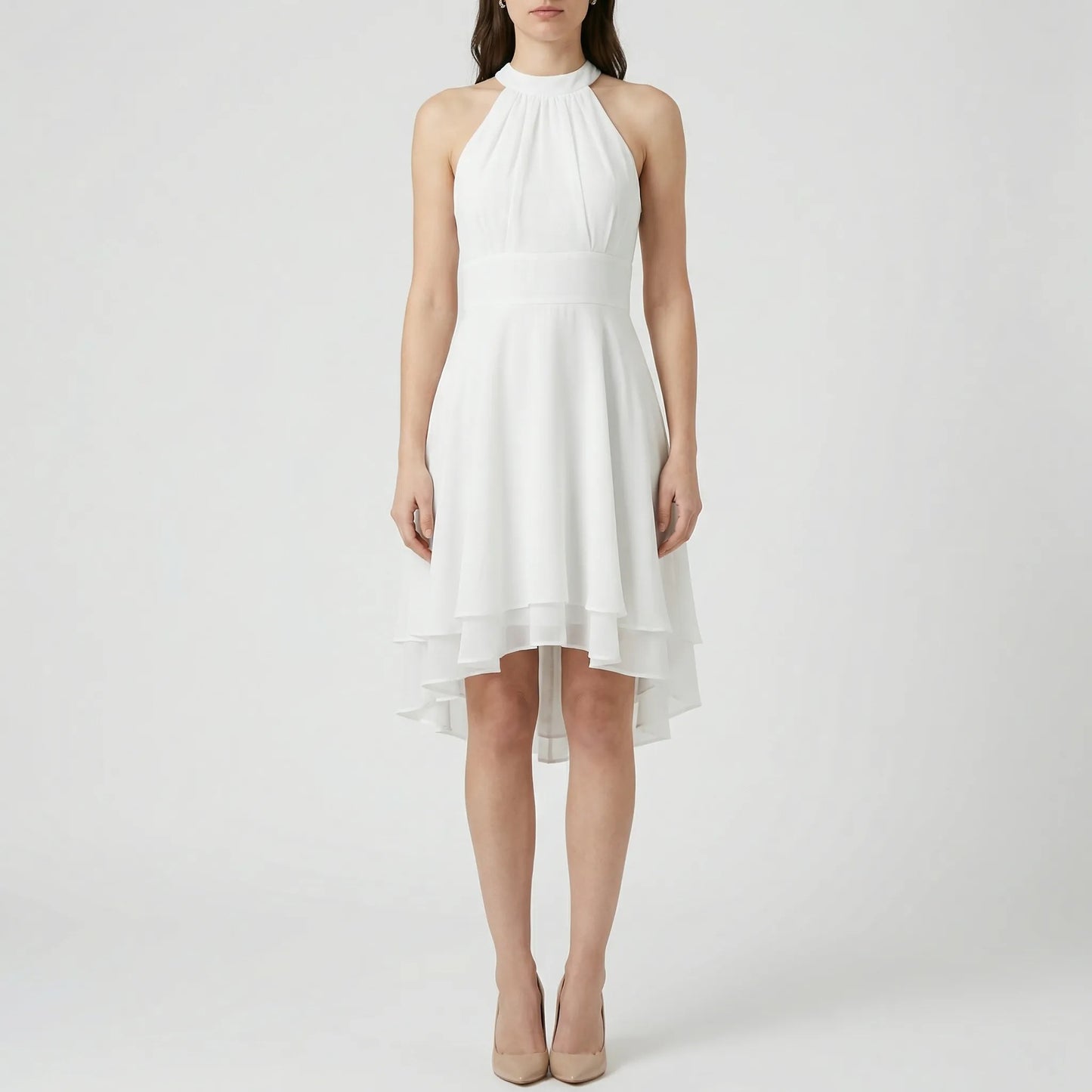 Romantisches Abendkleid Mit Volants - Jessie
