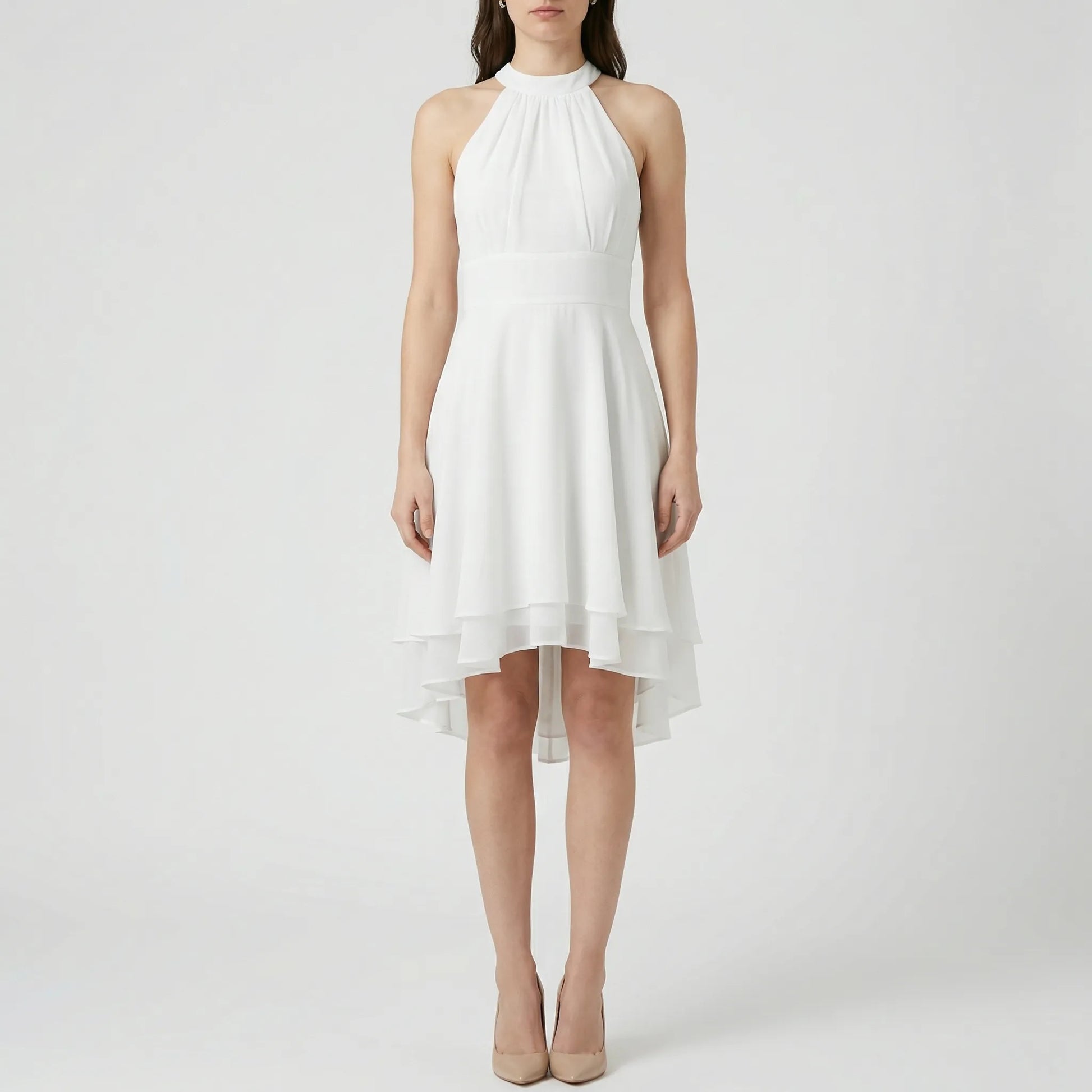 Romantisches Abendkleid Mit Volants - Jessie