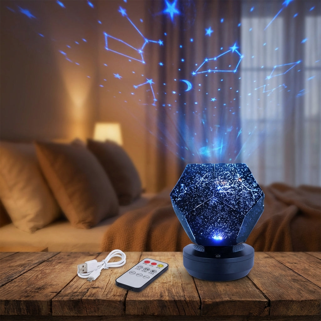 Rotating Star Projector Lamp -  Cosmivox