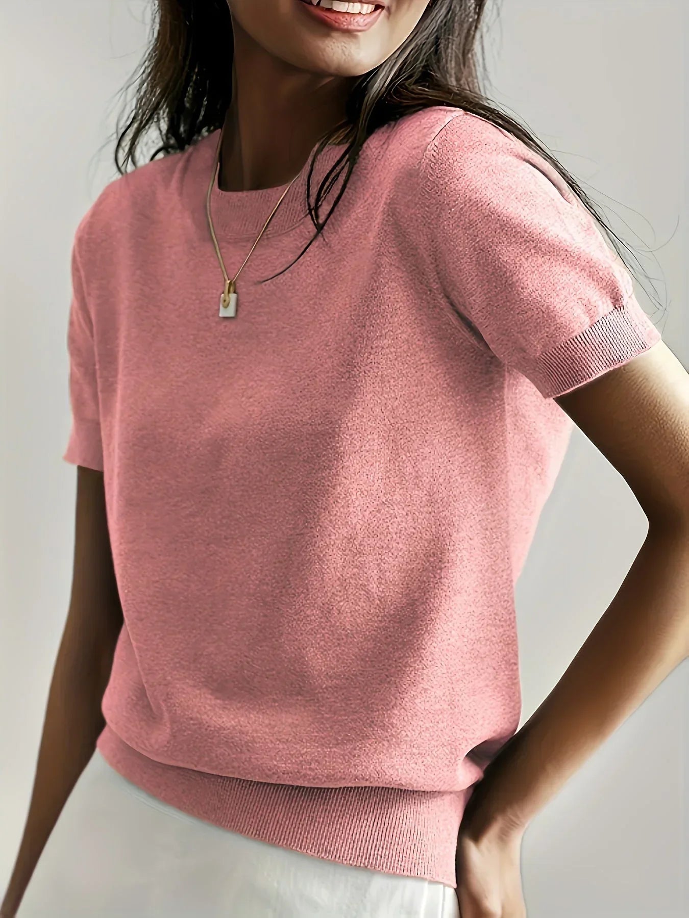Dames Korte Mouwen Trui – Mila