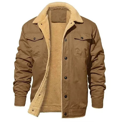 Heren Katoenfleece Bomberjack – Ewan