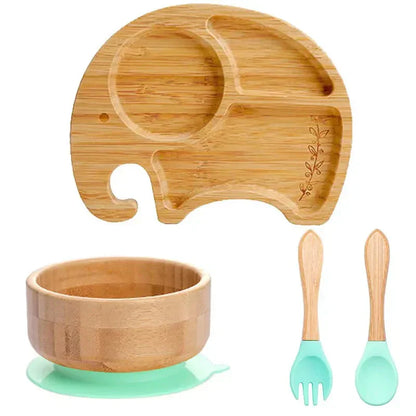 Kinderservies Set met Zuignap - EcoFeast