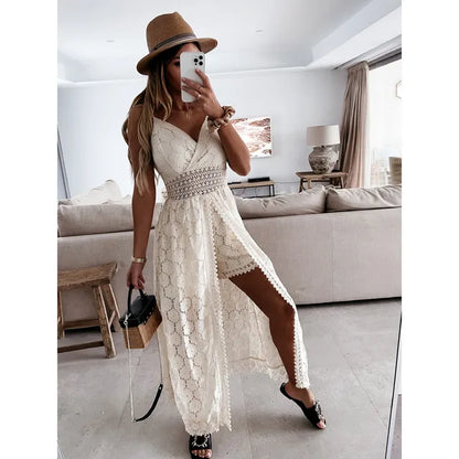 Casual Linnen Playsuit met Losse Pasvorm – Noralie