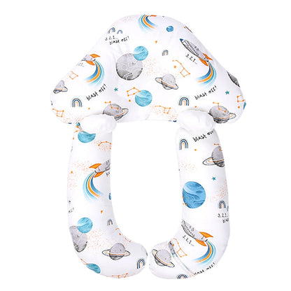 Ergonomisch katoenen babykussen voor een veilige en comfortabele slaap.