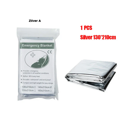 Multifunctionele Nooddeken en Isolatiedeken - ThermaShield Poncho