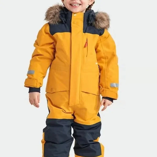 Water- en winddichte kinder-skioverall voor de winter met capuchon – Mika