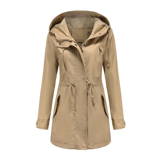 Stijlvolle Dames Jas met Capuchon – Marielle