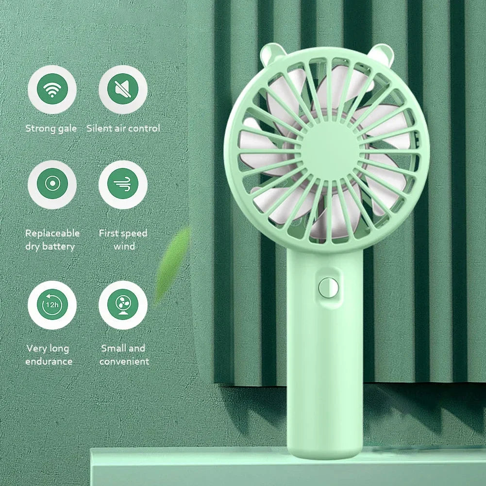 Draagbare USB Oplaadbare Mini Handventilator – Veyra