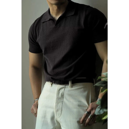 Slim Fit Heren Polo met rits – Fabrizio