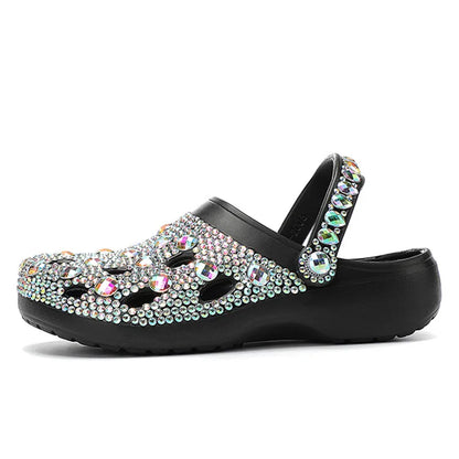 Kristalversierde Zomer Dames Slippers van EVA – Alviera