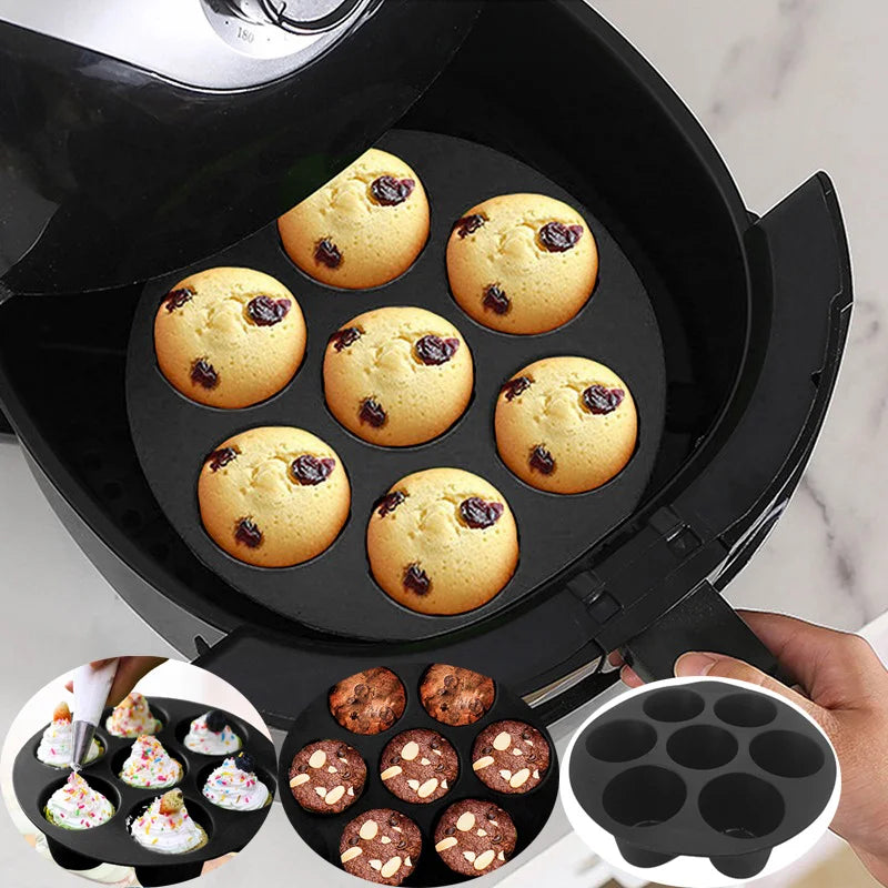 Siliconen Bakvorm voor Magnetron en Airfryer - FlexiBake