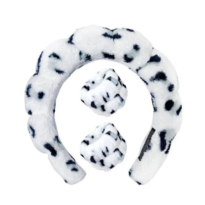 Pluche Spa Hoofdband & Polsband Set - Fluffiea