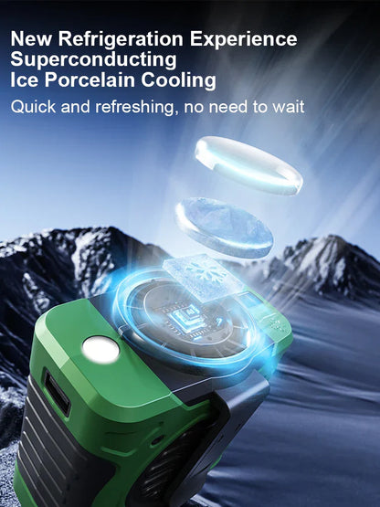8000mAh Heup Clip Ventilator met Koeling & 199 Snelheid instellingen – ChillMate