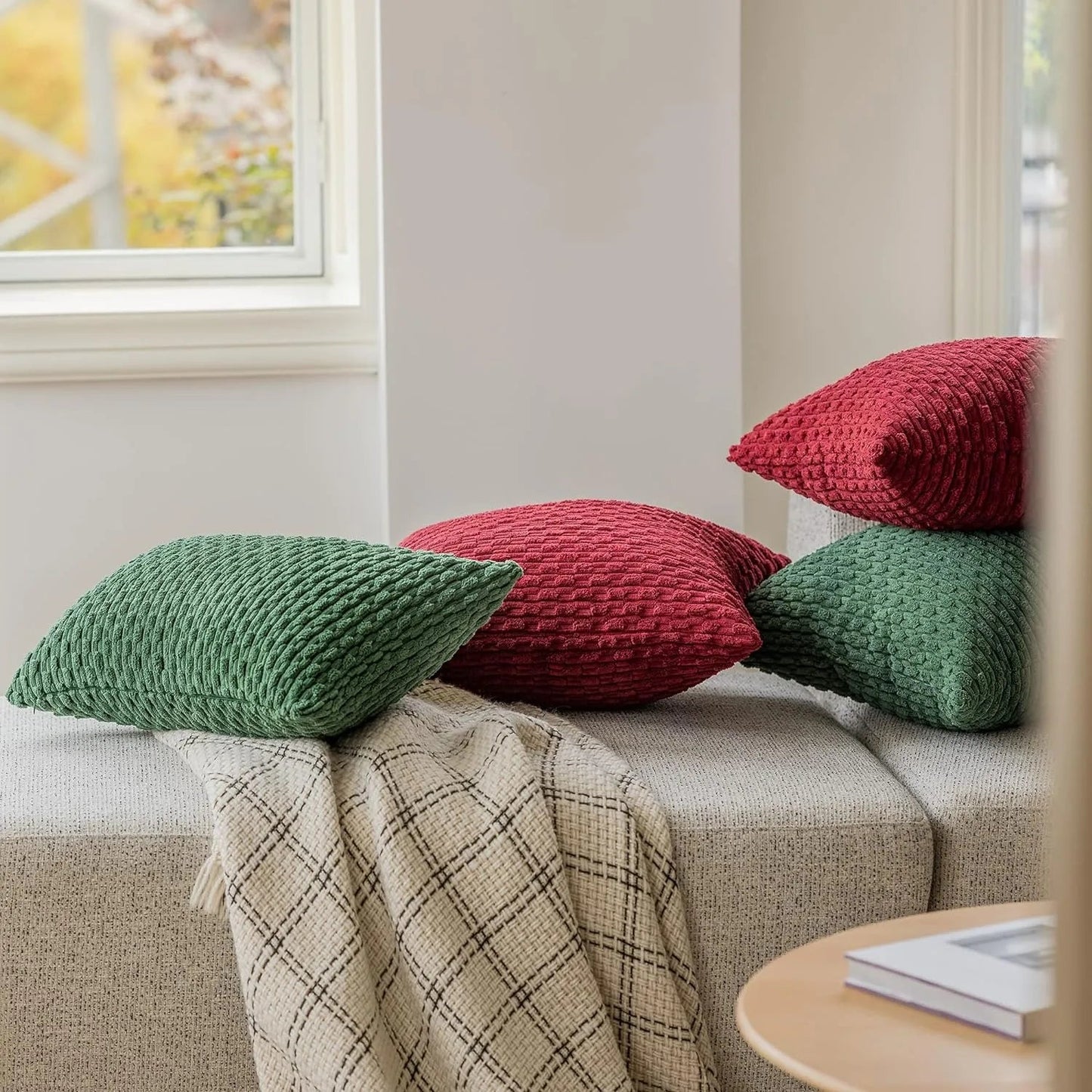 Corduroy Kussenhoezen met Boho-Stijl – Velvia