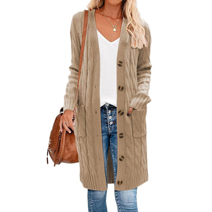 Gebreide dames cardigan met zakken – Noelle