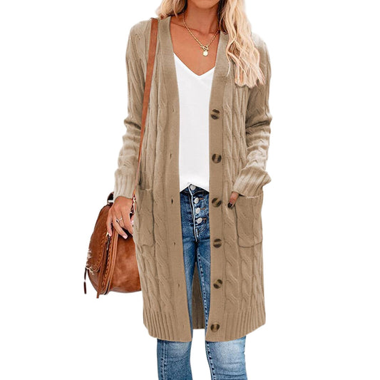 Gebreide dames cardigan met zakken – Noelle