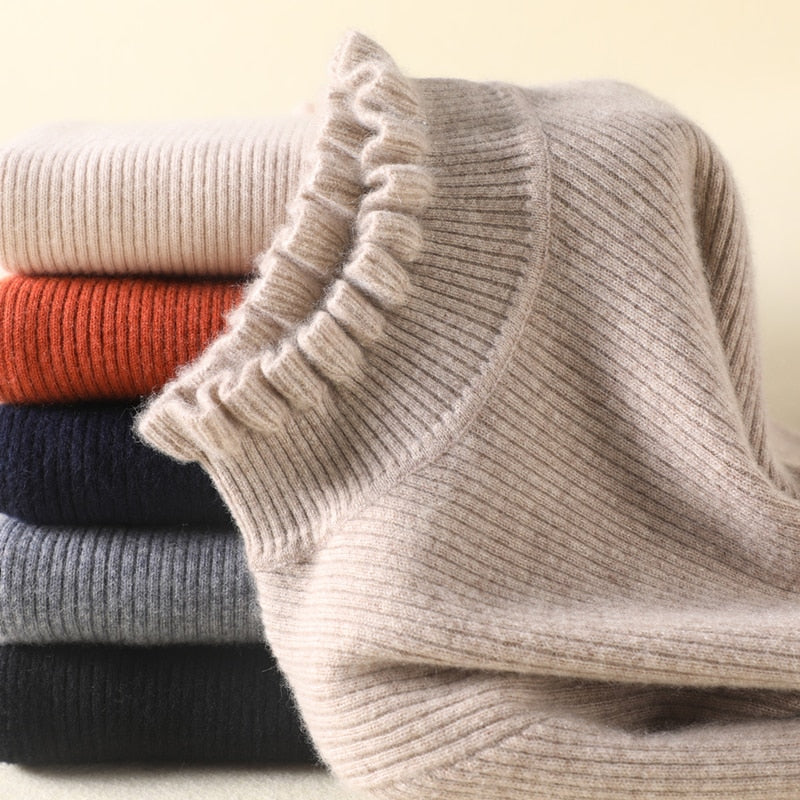 Comfortabele Kasjmier Dames Coltrui - Aurélie