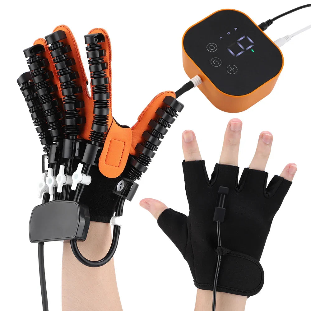 3-in-1 Elektrische Revalidatiehandschoen voor Hersenbloedingherstel & Handtherapie – Soren