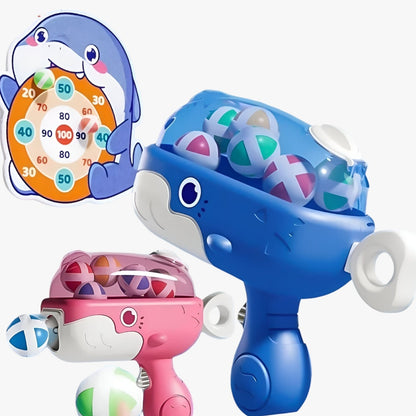 KlebeBall-Set Walvis – Veilig schietplezier voor kinderen binnen en buiten