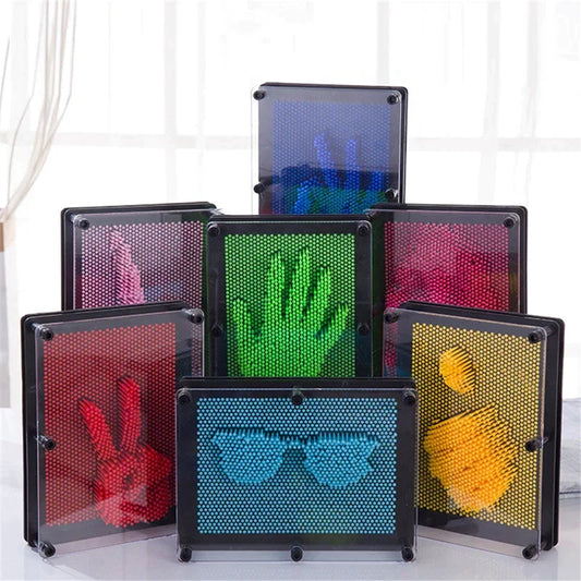 3D-pin-kunstspel voor kinderen en volwassenen – Creatief plezier met vingerdrukken