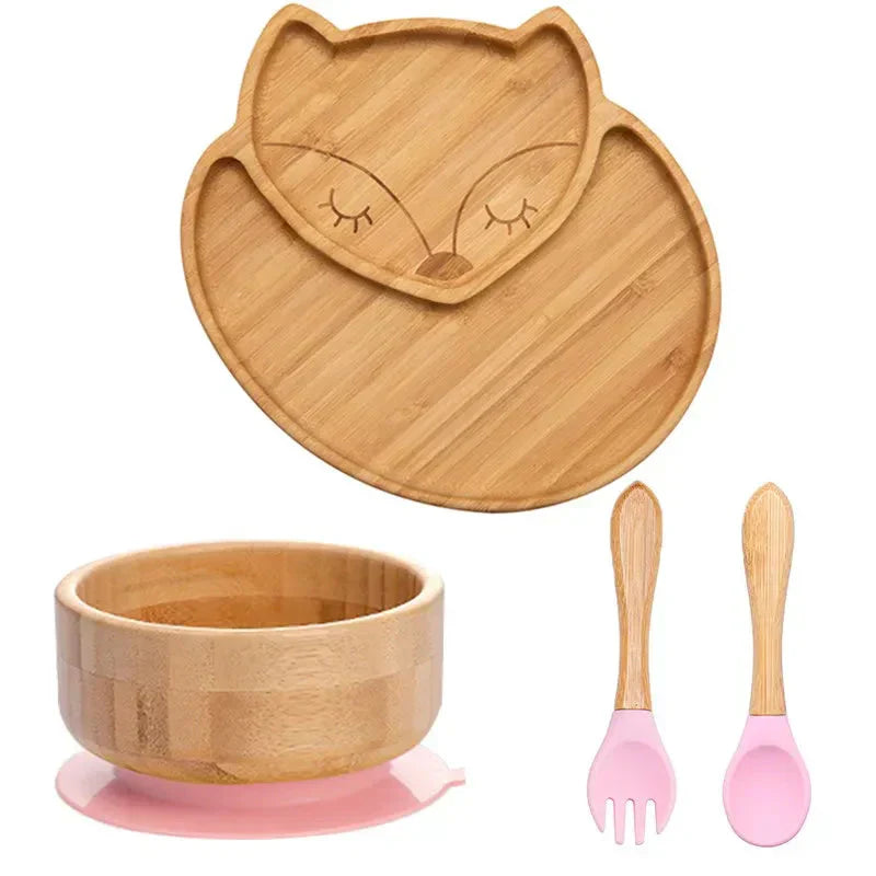 Kinderservies Set met Zuignap - EcoFeast