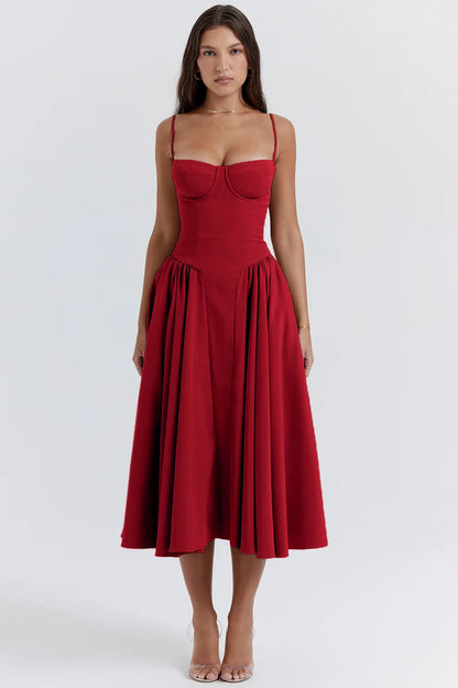 Zomerjurk met Sweetheart Halslijn – Elvira
