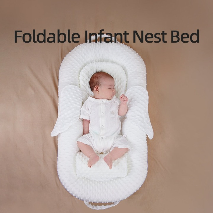 Ergonomisch babynest met rugsteun en mesh-ligvlak – Cosynido