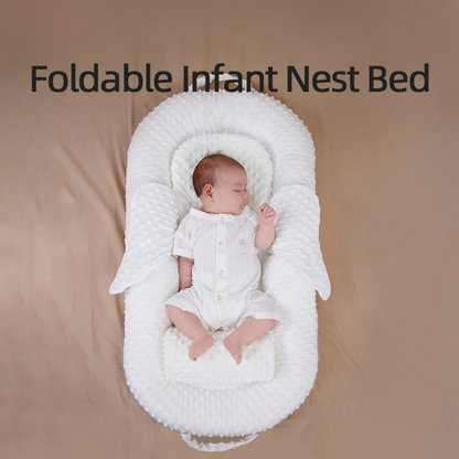 Ergonomisch babynest met rugsteun en mesh-ligvlak – Cosynido