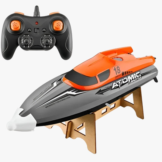 Hoogpresterende raceboot AquaX – RC-snelboot met waterkoeling & automatische reset