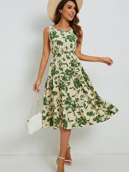 Zomerse Midi-Jurk met Bloemenprint – Fenna