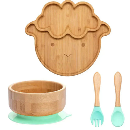 Kinderservies Set met Zuignap - EcoFeast