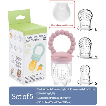 Fruit-speen voor baby's – veilig kauwen & zelfstandig leren eten (1+1 GRATIS actie)
