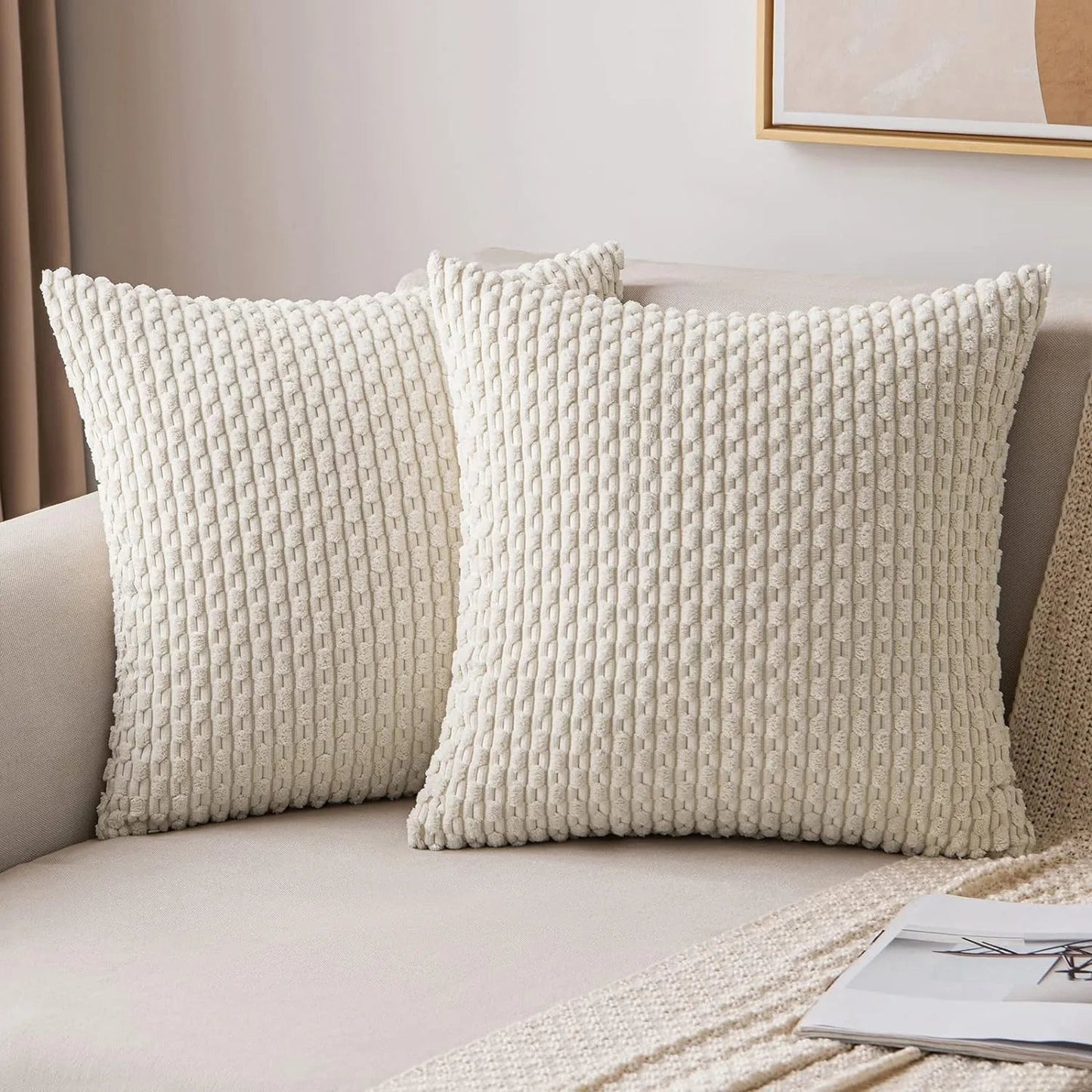 Corduroy Kussenhoezen met Boho-Stijl – Velvia