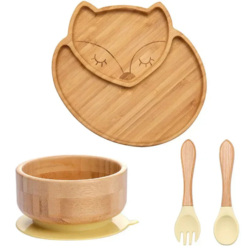 Kinderservies Set met Zuignap - EcoFeast
