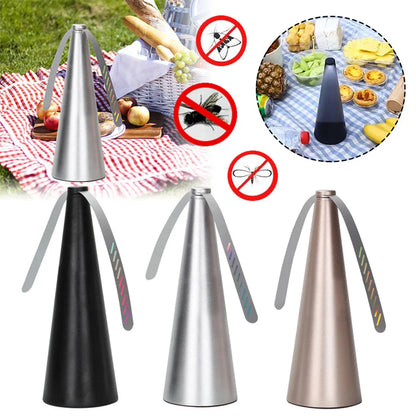 Buiten Vlieg- en Insectenafschrikkende Ventilator voor Eettafel en Maaltijden – BugFree