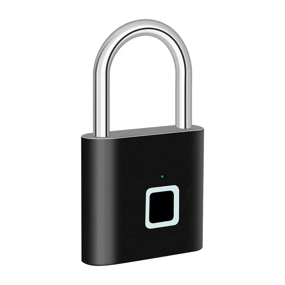 Slim vingerafdrukhangslot met USB-opladen & waterdicht ontwerp – Titan