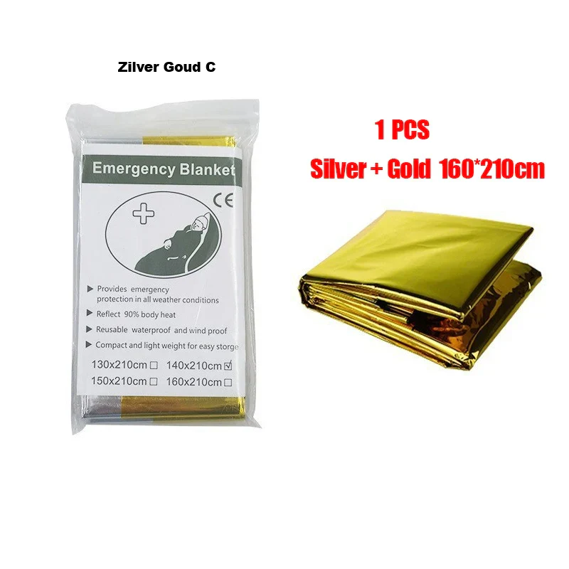 Multifunctionele Nooddeken en Isolatiedeken - ThermaShield Poncho