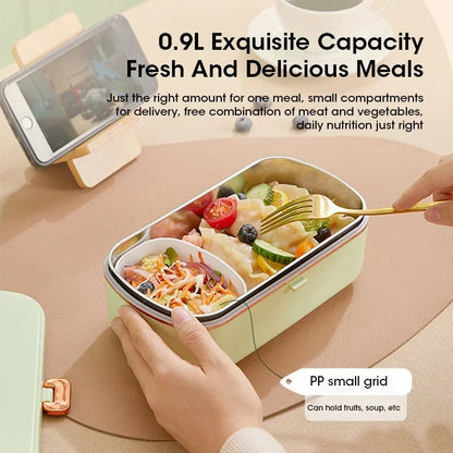 900ml Draagbare Elektrische Lunchdoos Voedselverwarmer met Stoomfunctie – HeatMate
