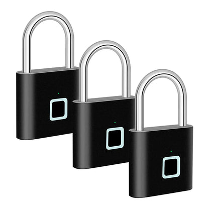 Slim vingerafdrukhangslot met USB-opladen & waterdicht ontwerp – Titan