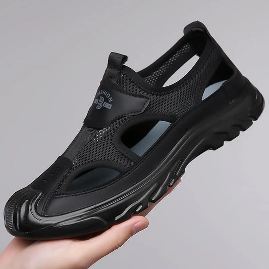 Ademende & Stijlvolle Mesh-Sandalen voor Heren – Leon