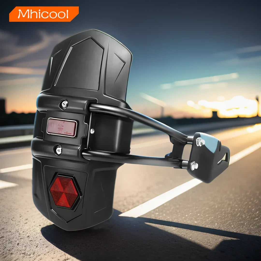 Universeel motorachterspatbord met reflector – RoadGuard