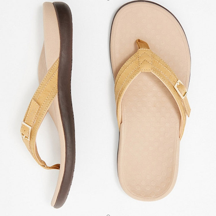 Comfortabele orthopedische teenslippers voor dames - OrthoSommer