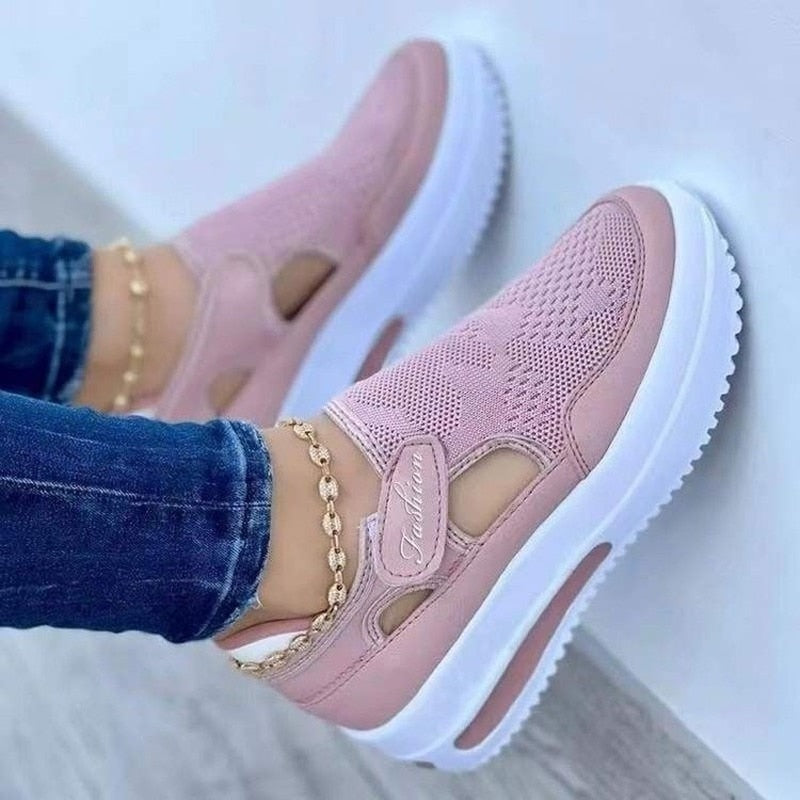 Ademende Dames  MeshSneakers – Liana