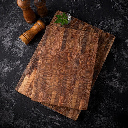 Luxe Dikke Teakhouten Snijplank - ChefTeak