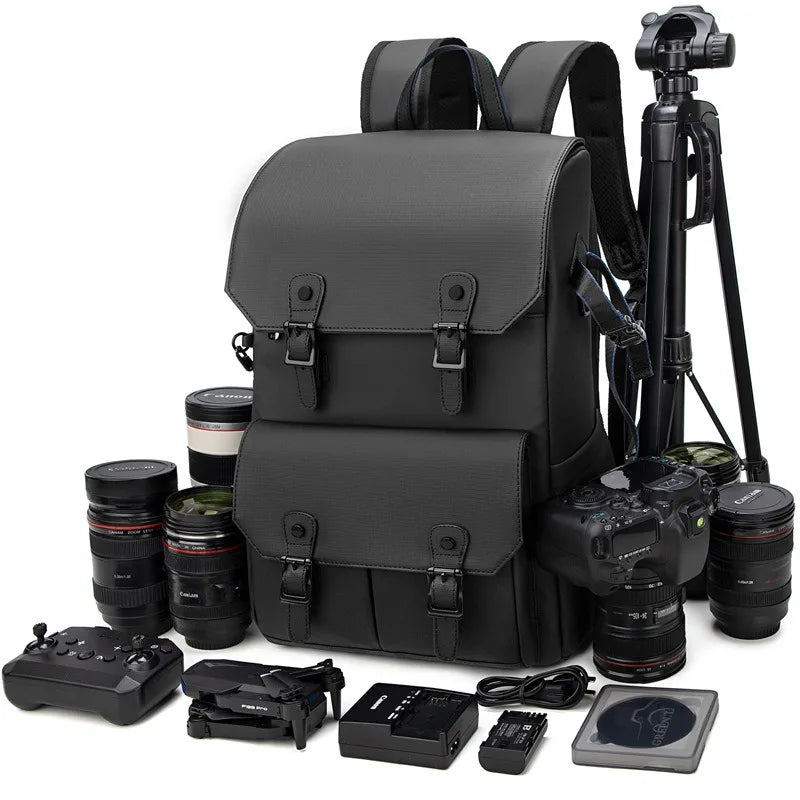 Waterdichte Camera Schoudertas – Arven – (Grote Capaciteit)
