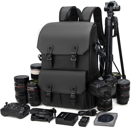 Waterdichte Camera Schoudertas – Arven – (Grote Capaciteit)