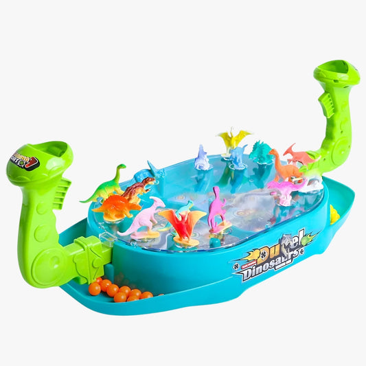 Katapultplezier DinoShot – behendigheidsspel voor twee met educatieve waarde