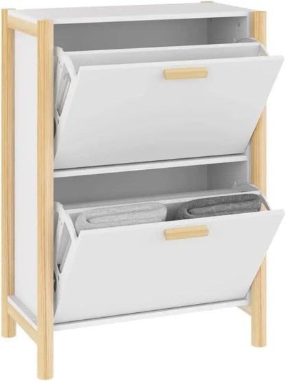 Slim Dressoir voor Schoenen met Deuren 57,5 × 33 × 80 cm – TidyStep